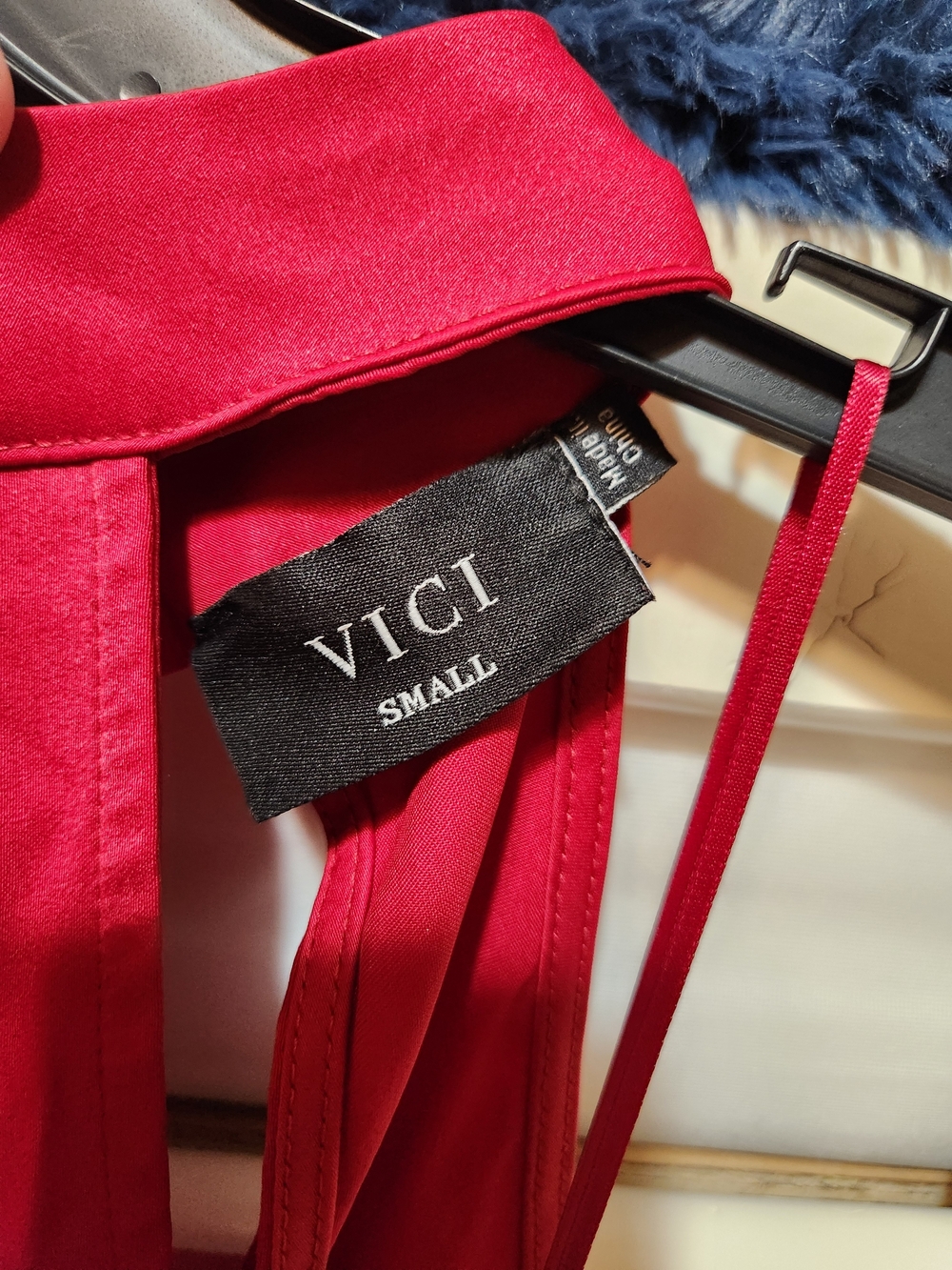 Vici Collection - Hollyn Satin Halter Midi Dress - Picture 4 of 5